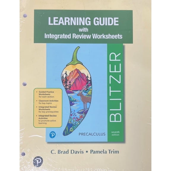 BLITZER Precalculus Learning Guide with Integrated Review Worksheets, c. 2022, 9780137322039, 0137322038