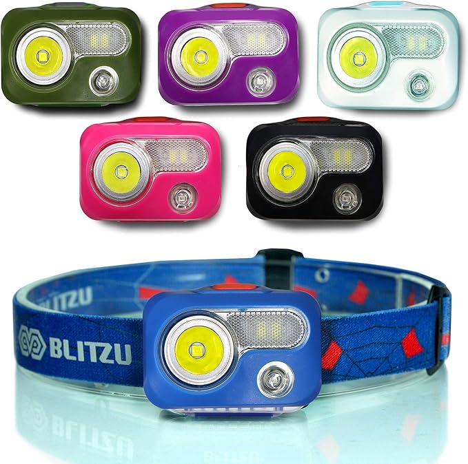 BLITZU Rechargeable Headlamps for Adults, Camping Accessories Clearance, Camping Gear and