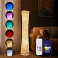thumbnail image 1 of BLITZWILL Soft Light LED Floor Lamp RGB Color Changing 52'' Tall Corner Lamp ,Standing Lamp With Remote & Smart App Control, Music Sync, for Living Room Bedroom Game Room, Square, 1 of 9