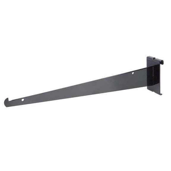 BLK-14KB 14in. Shelf Bracket - Black - Semigloss Finish - Durable Design