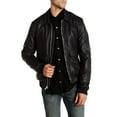 thumbnail image 1 of BLK DNM Men's Leather Jacket 80 Moto Jacket, Black, Small, 1 of 2