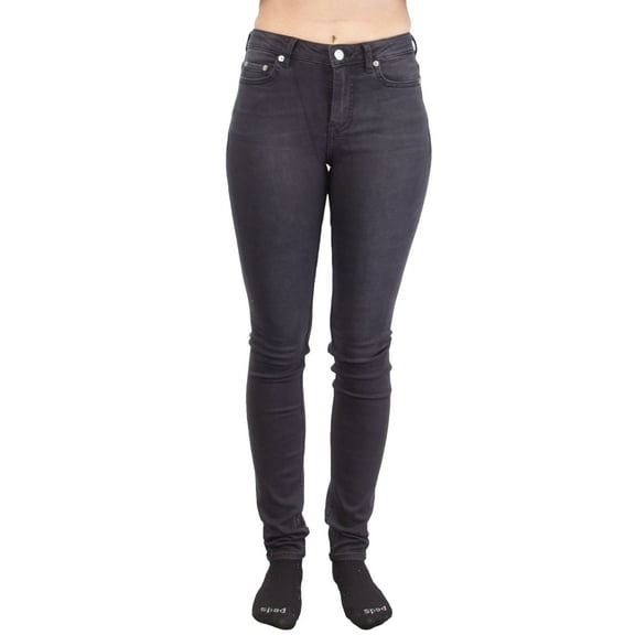 BLK DNM Women's Midrise Skinny Jeans, Grace Black, 25x30