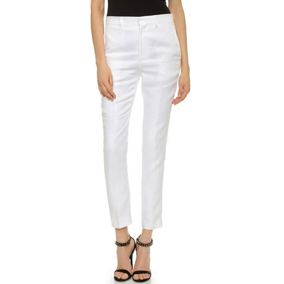 BLK DNM Women's Pant 41, White, US 8