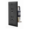 thumbnail image 1 of BLK DUAL OUTLET W/COV-PLATE, 1 of 3
