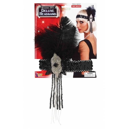 BLK FLAPPER HDBD W/BLK FEATHER