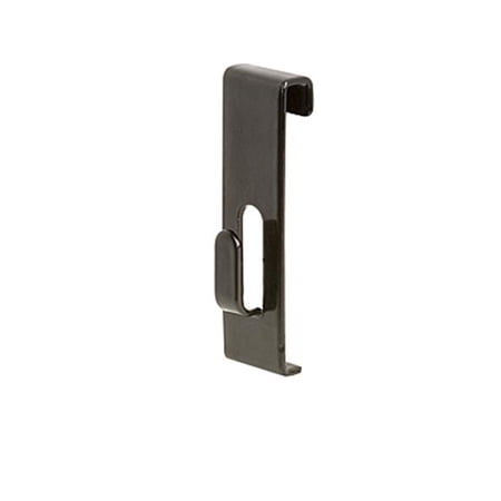 BLK-NHK Flush Notch Hook, Black - Semigloss