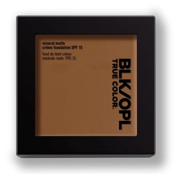 BLK/OPL True Color Mineral Matte Crème Powder Foundation SPF 15, Beautiful Bronze, 0.30 oz, Medium to Full Buildable Coverage, Hides Imperfections