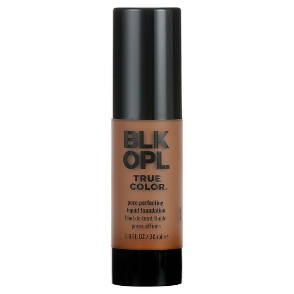 BLK/OPL True Color Pore Perfecting Liquid Foundation, Lightweight, Oil Free, Black Walnut, 1 oz