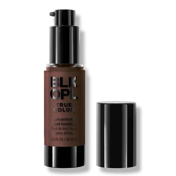 BLK/OPL True Color Pore Perfecting Liquid Foundation, Lightweight, Oil Free, Black Walnut, 1 oz