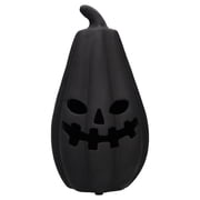 Paper Mache Jack-o'-Lantern Decoration, Black, 13.3", Halloween by Way To Celebrate