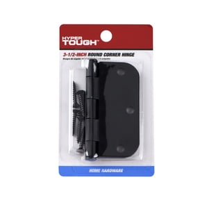 Hyper Tough 3-1/2 in. x 5/8 in. Black Steel Squeak-Free Door Hinge