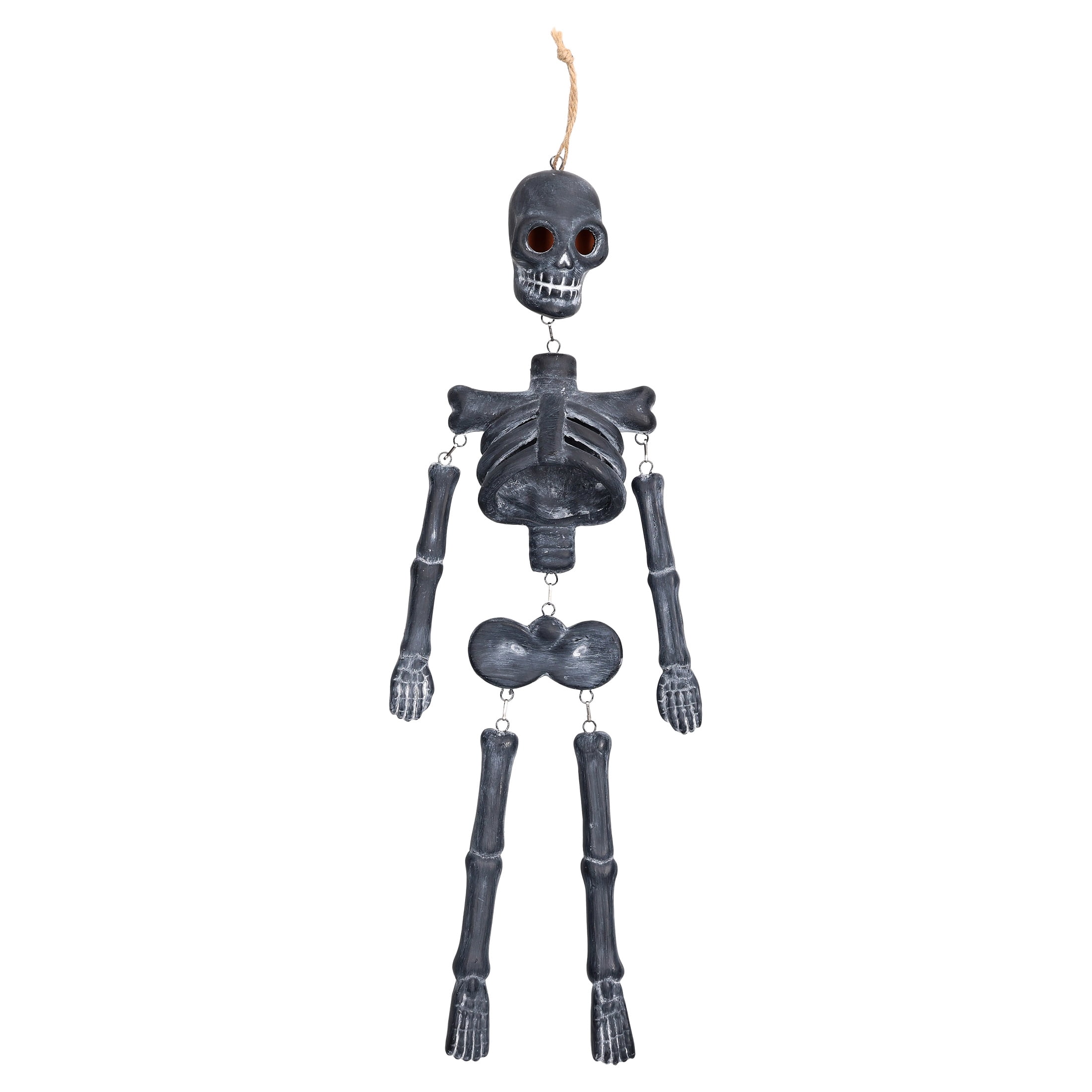Skeleton Wall Decoration, Black, 16.7", Halloween by Way To Celebrate