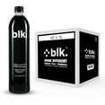 thumbnail image 1 of blk. Natural Mineral Alkaline Water, ph8+ Fulvic & Humic Acid Extract, Trace Minerals, Electrolytes, Hydrate with Essential Minerals, 33.8 oz, 1L, 12 Pack, 1 of 7