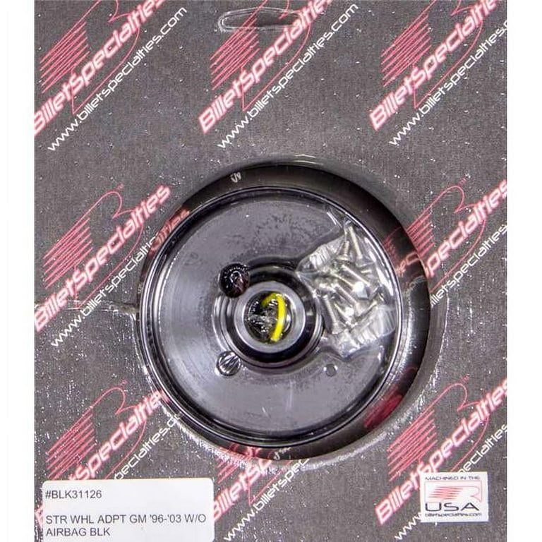 Billet Specialties Steering Wheel Adapter 96-03 GM Black Billet Specialties Steering Wheel Adapter 96-03 GM Black