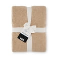 thumbnail image 1 of Mainstays Super Soft Fatigue Tan Fleece Bed Blanket, King 2 Pieces, 1 of 5
