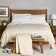 thumbnail image 1 of Mainstays Super Soft Vanilla Dream Fleece Bed Blanket, King 2 Pieces, 1 of 5