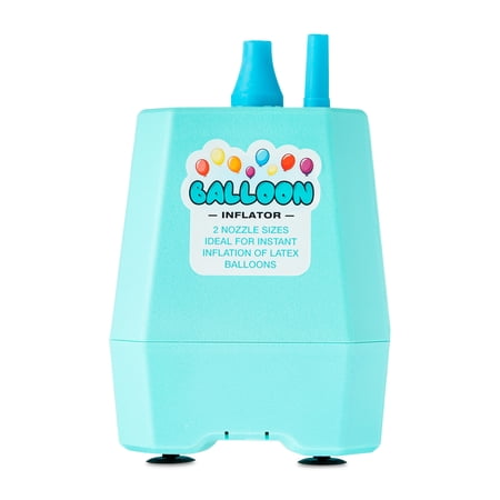 7″ BLUE ELECTRIC BALLOON INFLATOR, WITH EXTENDABLE TIP...