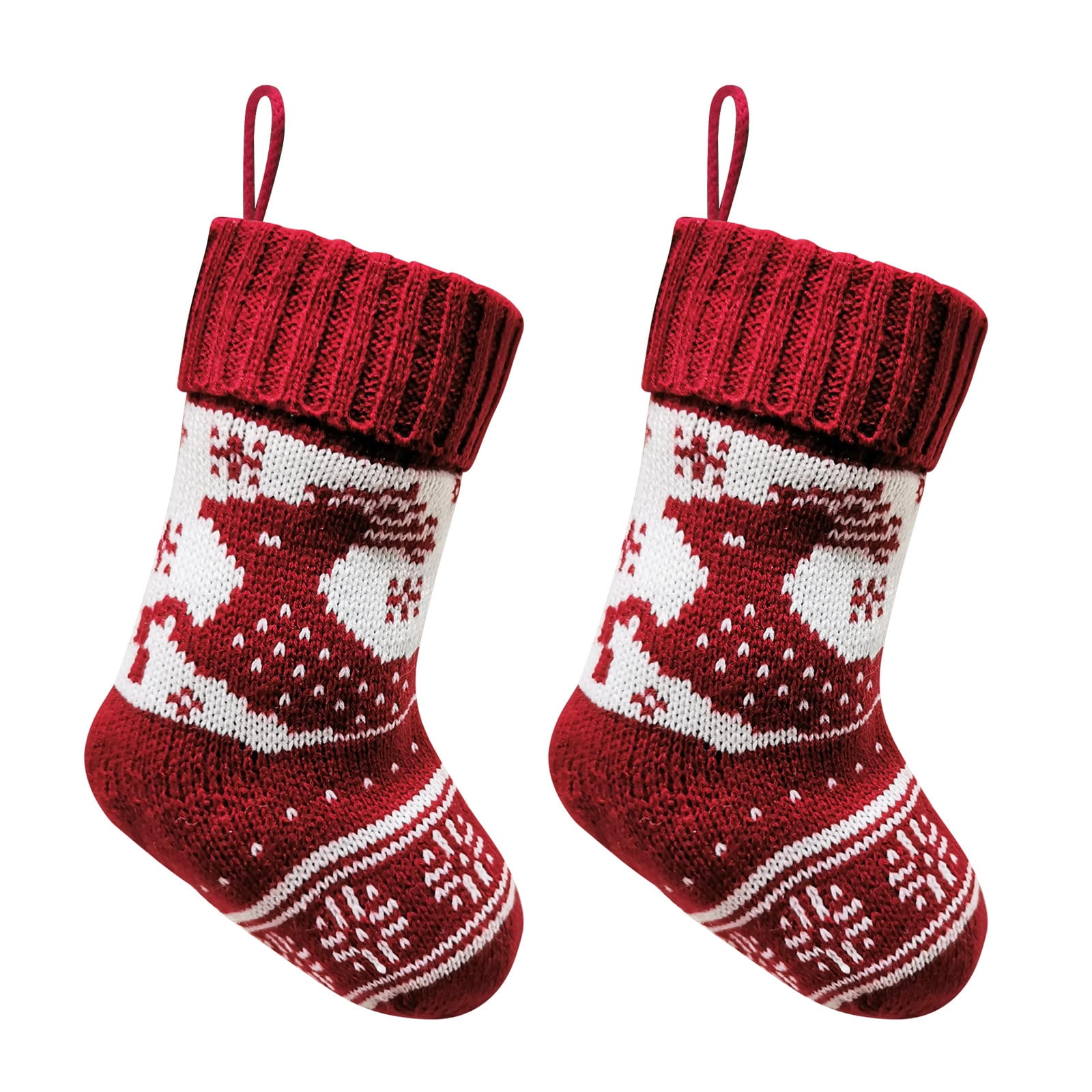 BLLXMX Macrame Wall Hanging 2PC Christmas Stocking Big Xmas Stockings