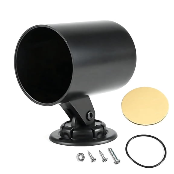 BLLYOGU 2" Universal Gauge Pod - Single Hole Dash Mount Fits Most Cars & Trucks