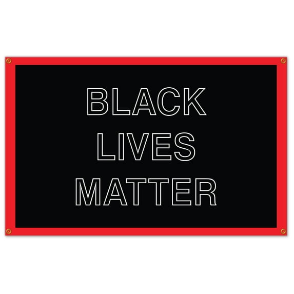 BLM Banner Black Lives Matter | 36" X 60" Banner | Protect your Business, Class Room, Office & Interior Surroundings | Made in The USA