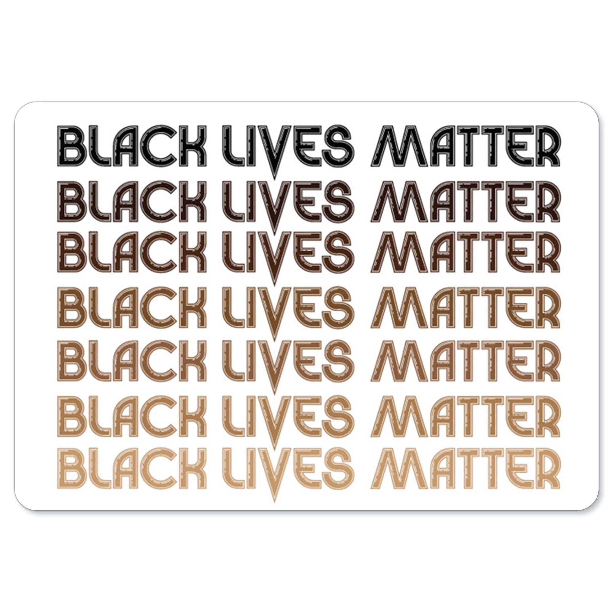 BLM Sign - Black Lives Matter | Peel And Stick Wall Graphic | Protect ...