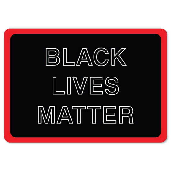 BLM Sign - Black Lives Matter | Vinyl Decal | Protect Your Business, Municipality, Home & Colleagues |  Made in the USA