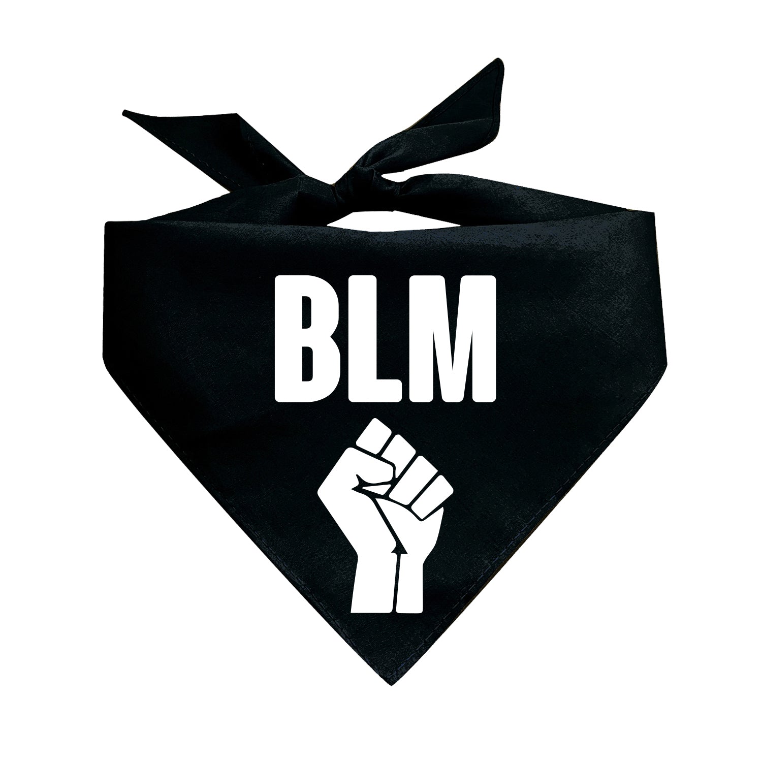BLM with Fist Triangle Dog Bandana - Walmart.com