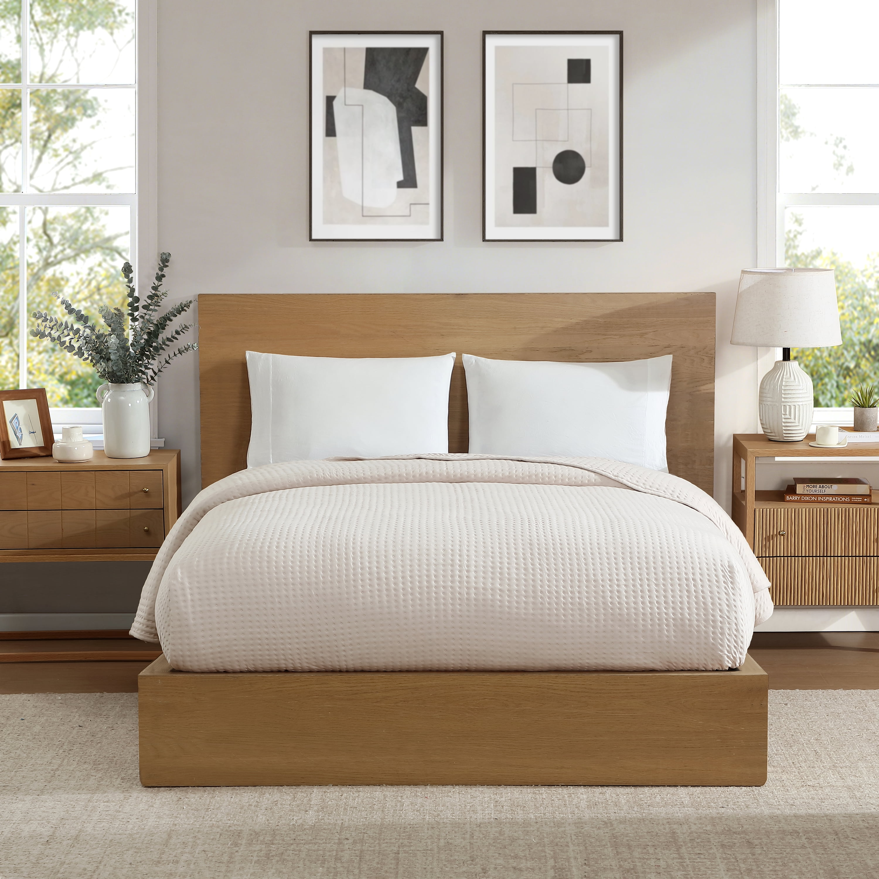 Allswell Double Knit Blankets, Cream Glaze, King Size