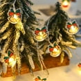 BLNVKOP Christmas Decorations LED Bell Lights String Decorations Shop