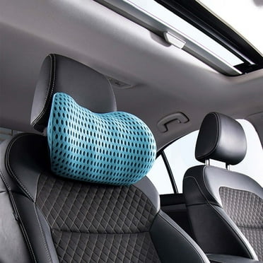 BLNVKOP Memory Foam Car Neck Pillow Protective Lumbar Back Support Breathable Car Headrest Cushion Relieve Stress Car Seat Pillow