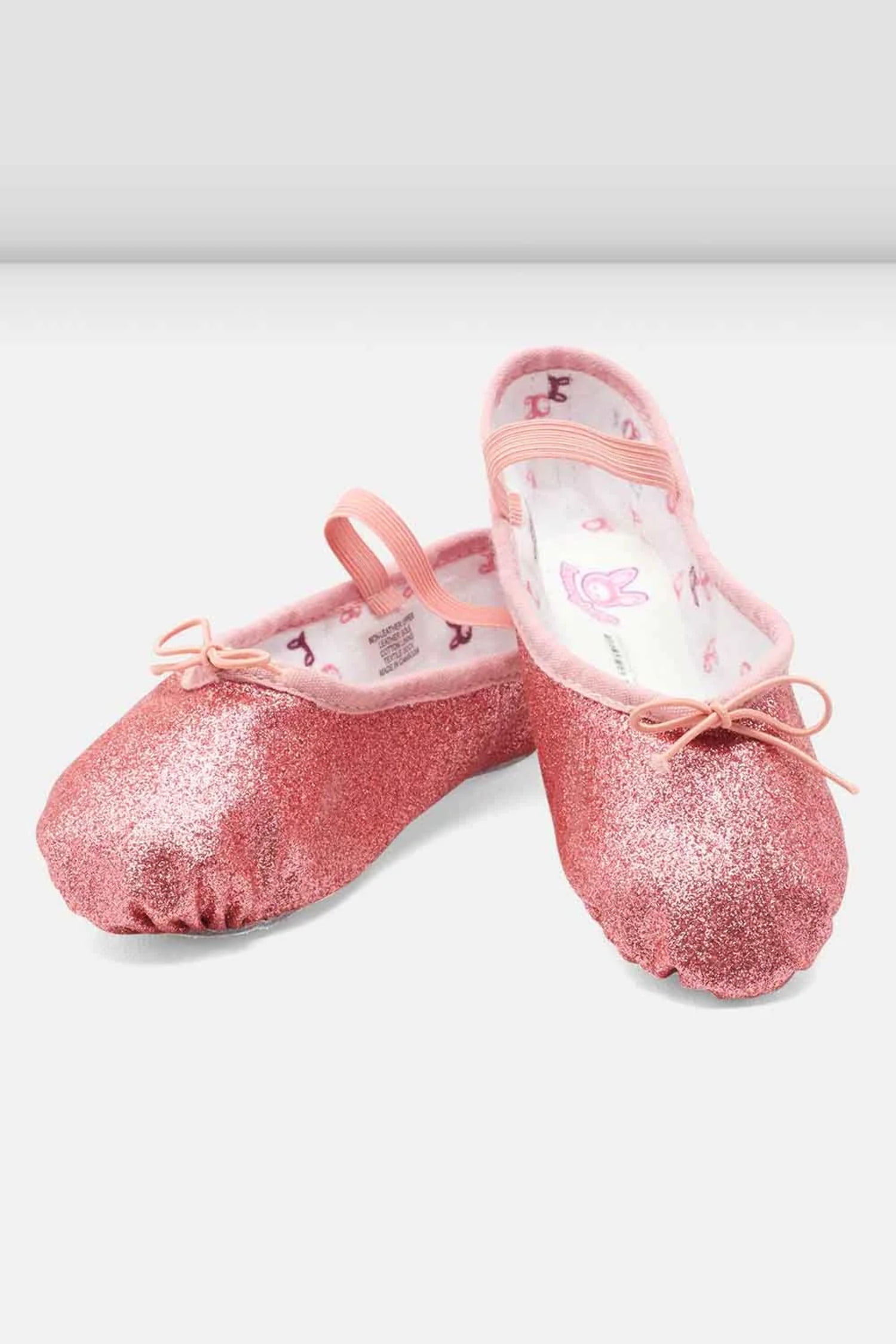 BLOCH Childrens Glitterdust Ballet Shoes, Rose
