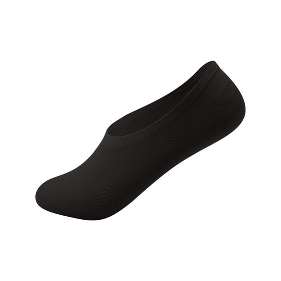 BLOCLOALO 1 Pc Short Socks Women No Show Socks 1Pair Unicolor Comfortable Stockings Non Slip Stripe Short Stockings Low Cut Socks Comfortable Thin Socks Breathable Socks Black One Size