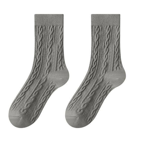 BLOCLOALO 1 Pc Socks Women Crew Socks Mid Tube Socks Autumn Winter Solid Cotton Socks Boneless Thickened Stockings Women's Cotton Socks Cotton Socks Thick Comfortable Socks Warm Socks Grey A