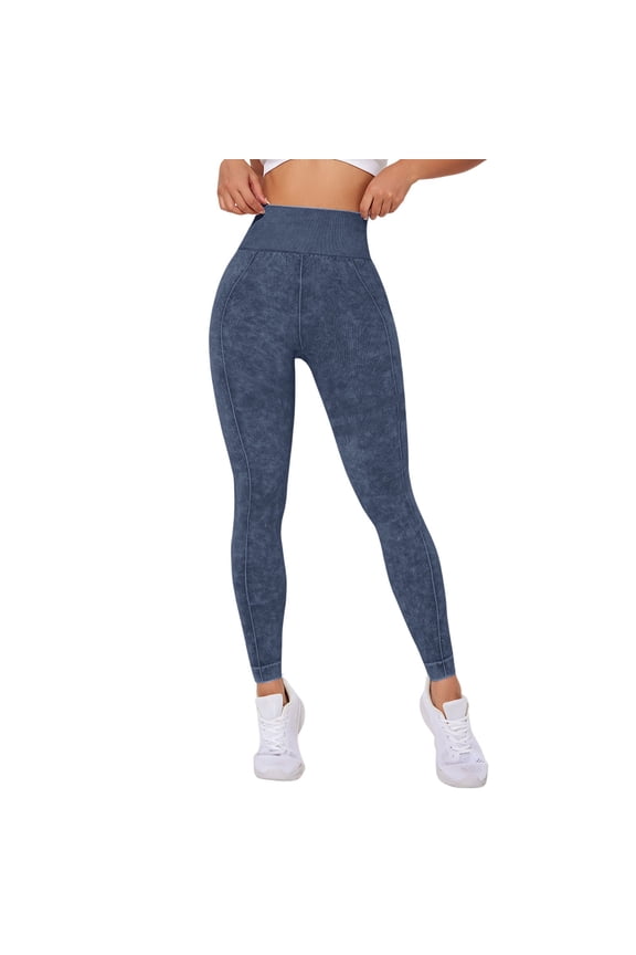 Anti Cellulite Leggings for Women High Waisted Tummy Control Legging Lightweight Butt Lifting Workout Slim Fit Pants Resistance Leggings for Women Plus Size Leggings Gym Bottoms Navy Xl