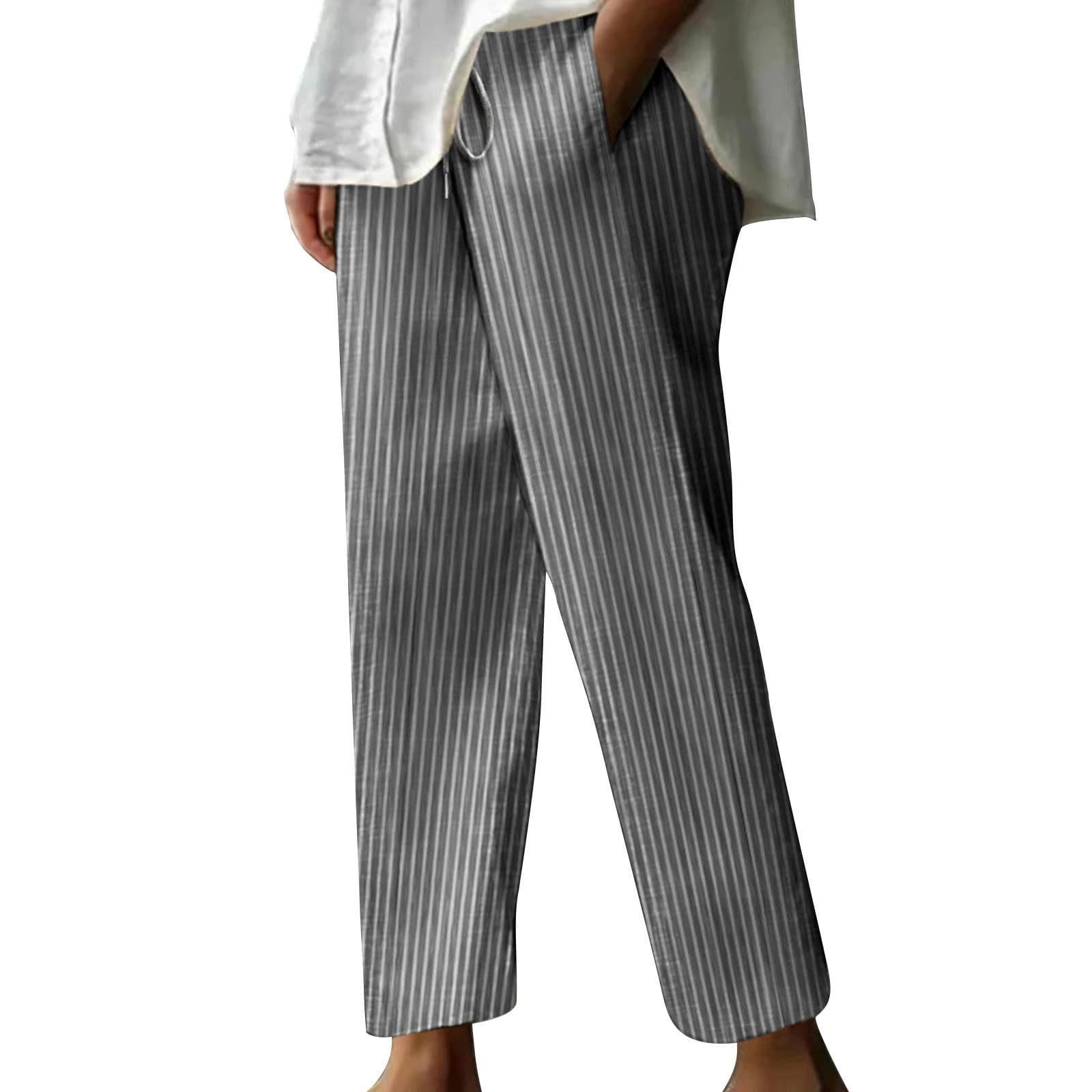 Solid Color Casual Trousers