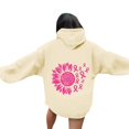 thumbnail image 1 of BLOCLOALO Graphic Hoodies Ribbon Sweatshirt Cancer Fight Awareness Pullover Faith Casual Long Sleeve Coat Outwear Beige L, 1 of 5