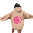 thumbnail image 1 of BLOCLOALO Graphic Hoodies Ribbon Sweatshirt Cancer Fight Awareness Pullover Faith Casual Long Sleeve Coat Outwear Khaki Xl, 1 of 5
