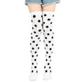 thumbnail image 1 of BLOCLOALO Thigh High Stockings Cotton Socks Dress Up Stocking Festival Makeup Dress Up Props Knee Socks Stocking Knee High Socks forBoots Thick Comfortable Socks Warm Socks Beige A, 1 of 3