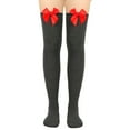 thumbnail image 1 of BLOCLOALO Thigh High Stockings Knee High Socks Womens Long Socks Pure Color Socks Thigh High Socks Over the Knee Socks Leg Socks Thick Comfortable Socks Warm Socks B One Size, 1 of 5