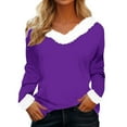 thumbnail image 1 of BLOCLOALO Women's Turtleneck Knit Sweater, Long Sleeve Soft Pullover Sweaters ,Casual Trendy Slim Fit Top for Fall Winter, Basic Sweater Fall Sweater Oversized Sweater Cable Knit Sweater Purple S, 1 of 5