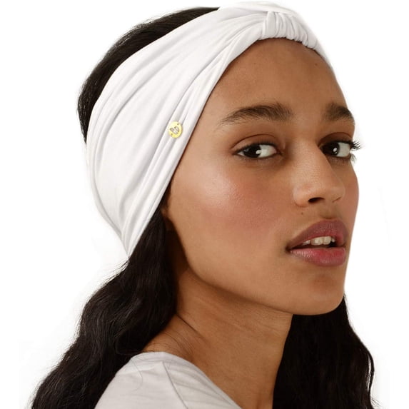 BLOM Headbands for Yoga, Fashion, Working Out, Travel or Running - Multi Style - Wide Turban Knotted