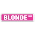 thumbnail image 1 of BLONDE BLVD Street Sign hair blondie stupid funny blondes | Indoor/Outdoor |  36" Wide, 1 of 5