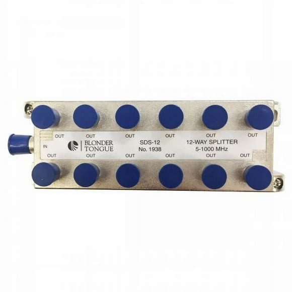 BLONDER TONGUE SDS-12 MDU SERIES 12 OUTPUT PORTS BALANCED SPLITTER 5 – 1000MHZ