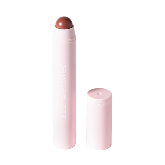 Blondesister 2 in 1 Lip and Cheek, Lipstick, Blush, 02 Rosey Beige, 0.12 oz