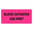 thumbnail image 1 of BLOOD OUTDATED USE FIRST Medical Labels, 1 of 1