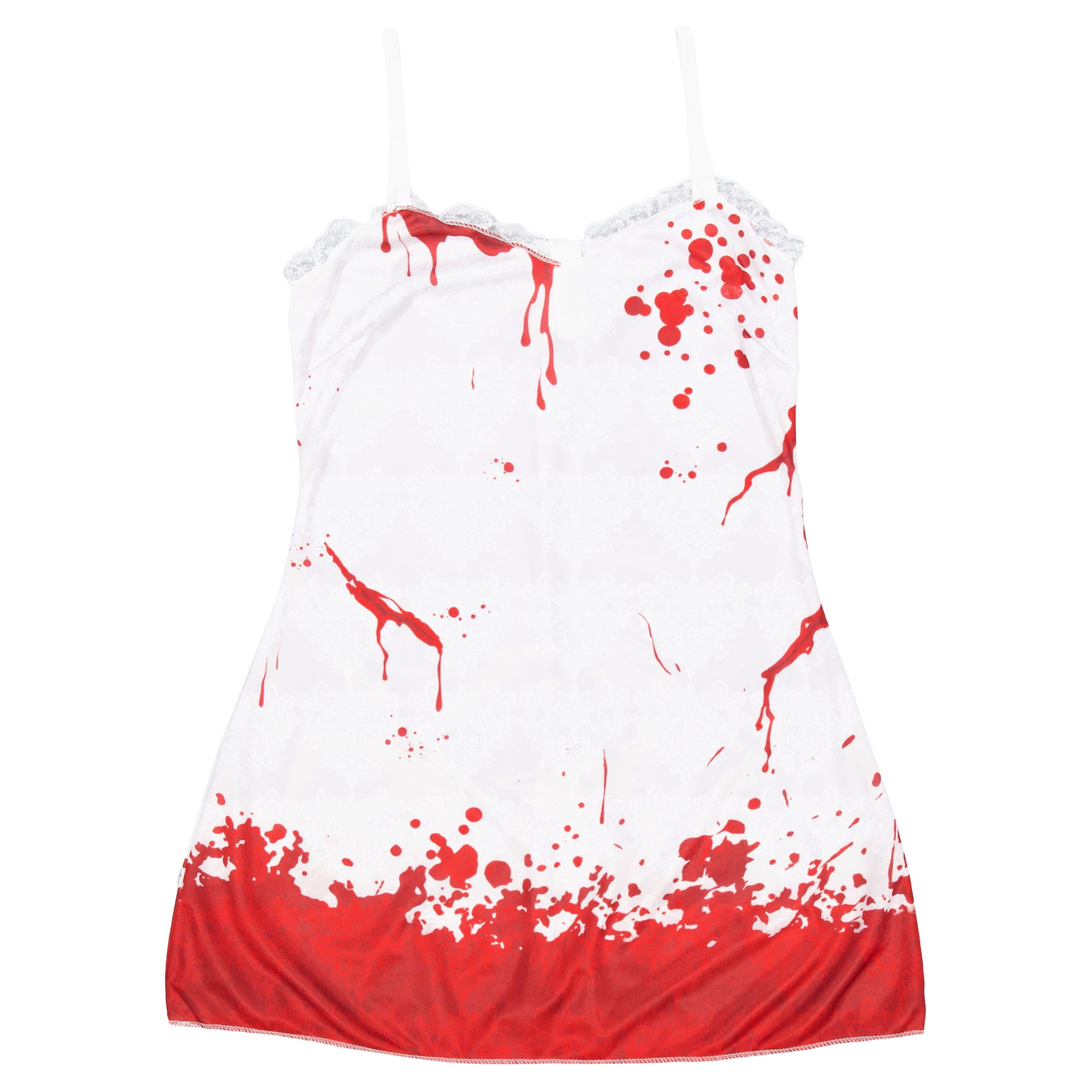 Scary Bloody Dress Costume Accessory for Adults, White and Red, L/XL, Halloween by Way To Celebrate