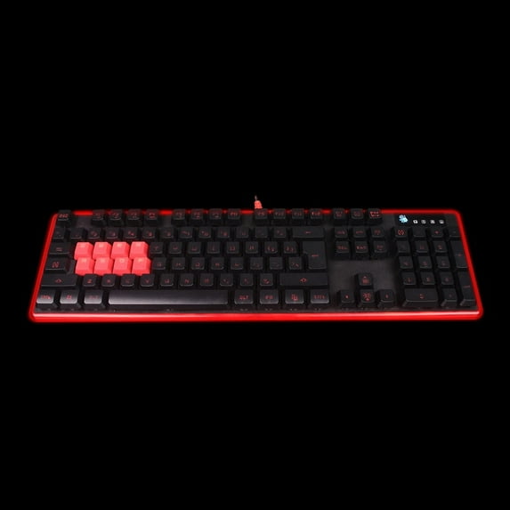 BLOODY GAMING 8 KEY MECHANICAL BACKLIT ZERO LAG GAMING KEYBOARD