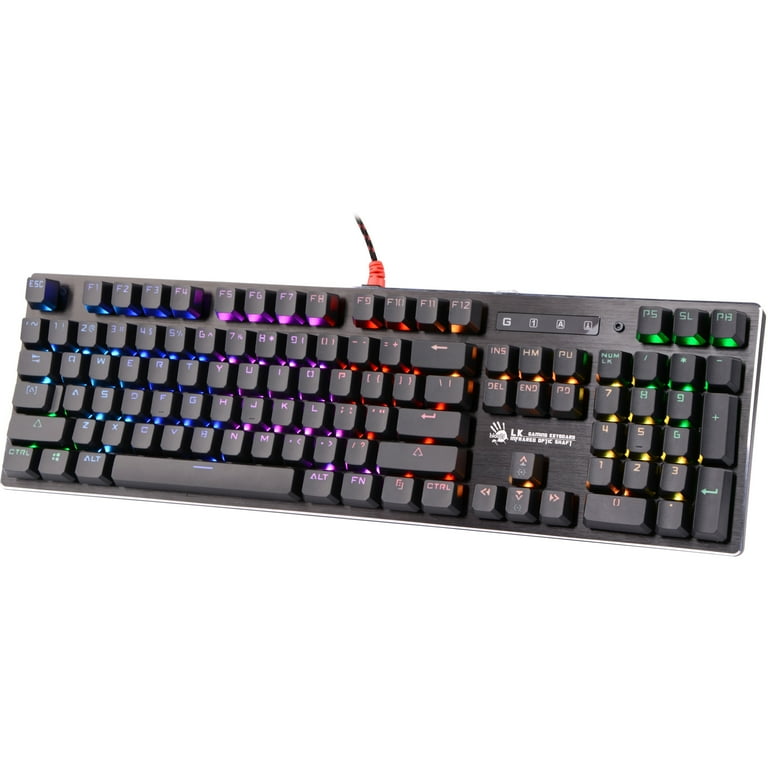 BLOODY GAMING RBG OPTICAL MECHANICAL KEYBOARD, RED SWITCH