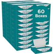 BLOOM Angel Soft Professional Series 2-Ply Facial Tissue 48580, 100 Sheets Per Box, 30 Tissue Flat Boxes Per Bulk Case