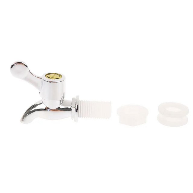 BLOPQ 1pcs 17mm Silver Glass Wine Bottle Faucet Jar Wine Barrel Water